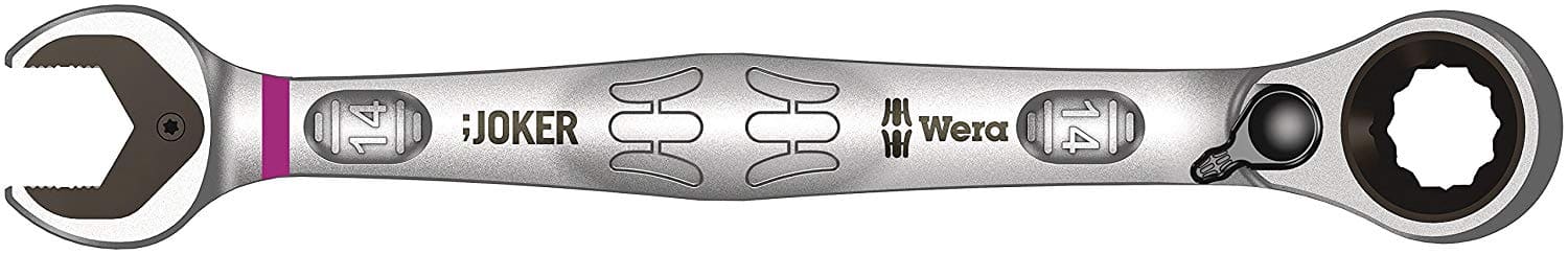 U-ringspärrnyckel, sats 11 delar, Joker Switch ring- och u-nycklar med spärr, WERA