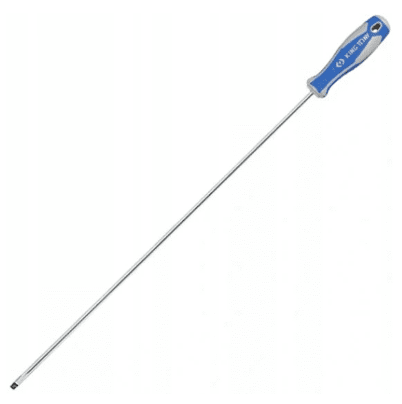 Skruvmejsel platt 5 mm, 40 cm lång magnetiskt plattskruvmejsel, KingTony
