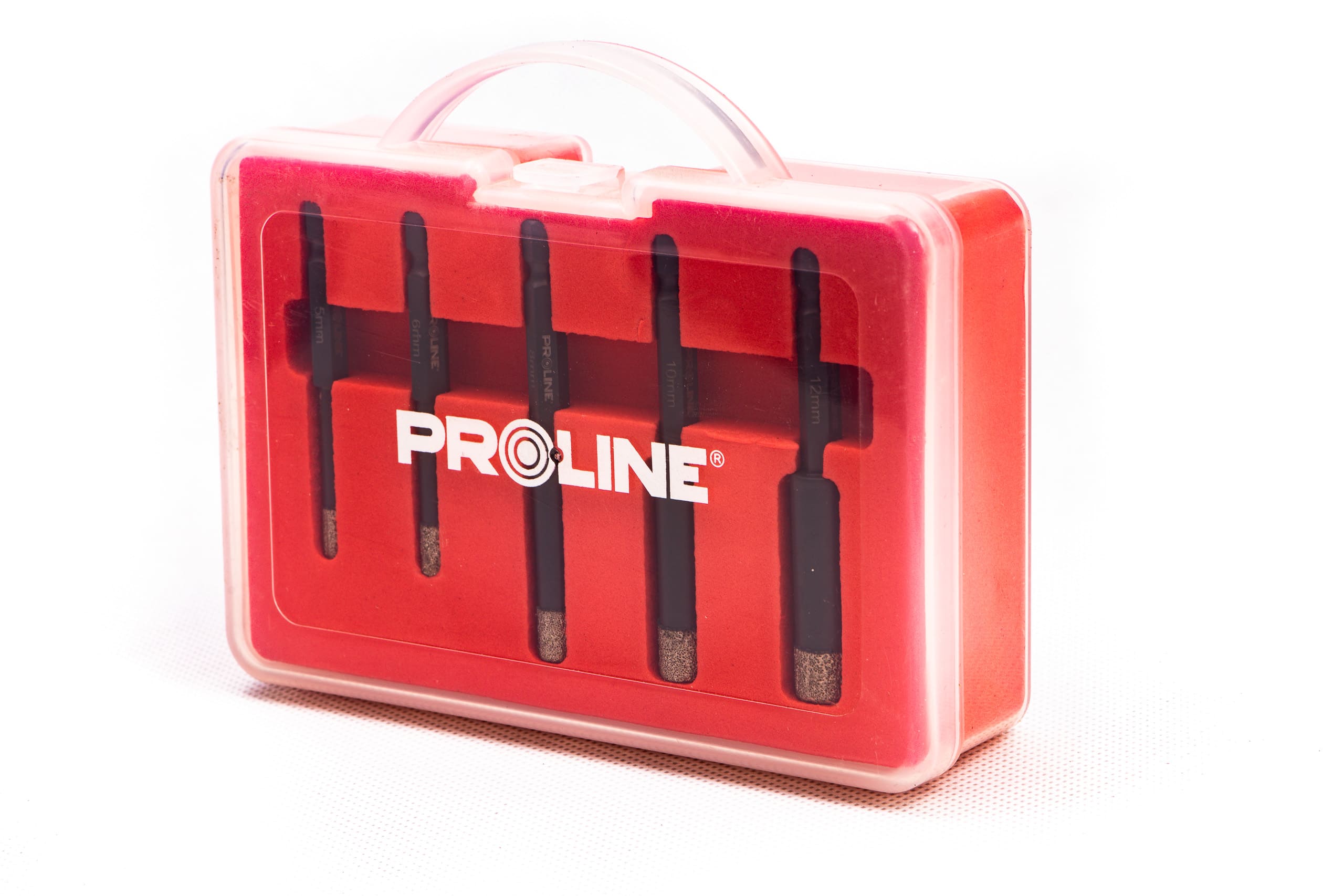 Diamond Hole Saw 5-12 mm, set of 5, 1/4, Proline