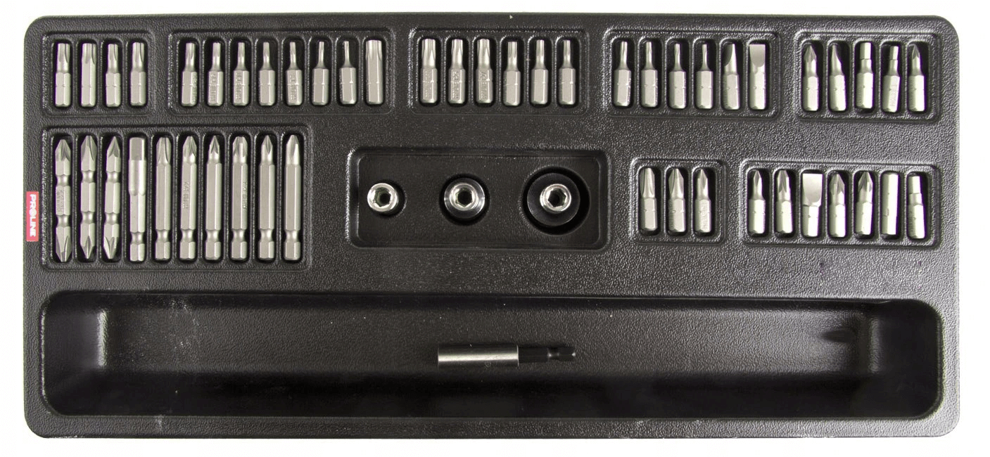 Tool Tray Bit set 52 pcs, Proline