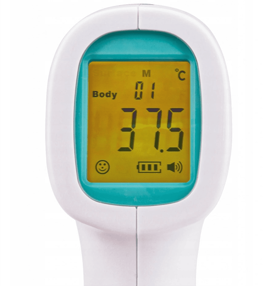 Termometer, infraröd beröringsfri, 32- 42, 5 °C