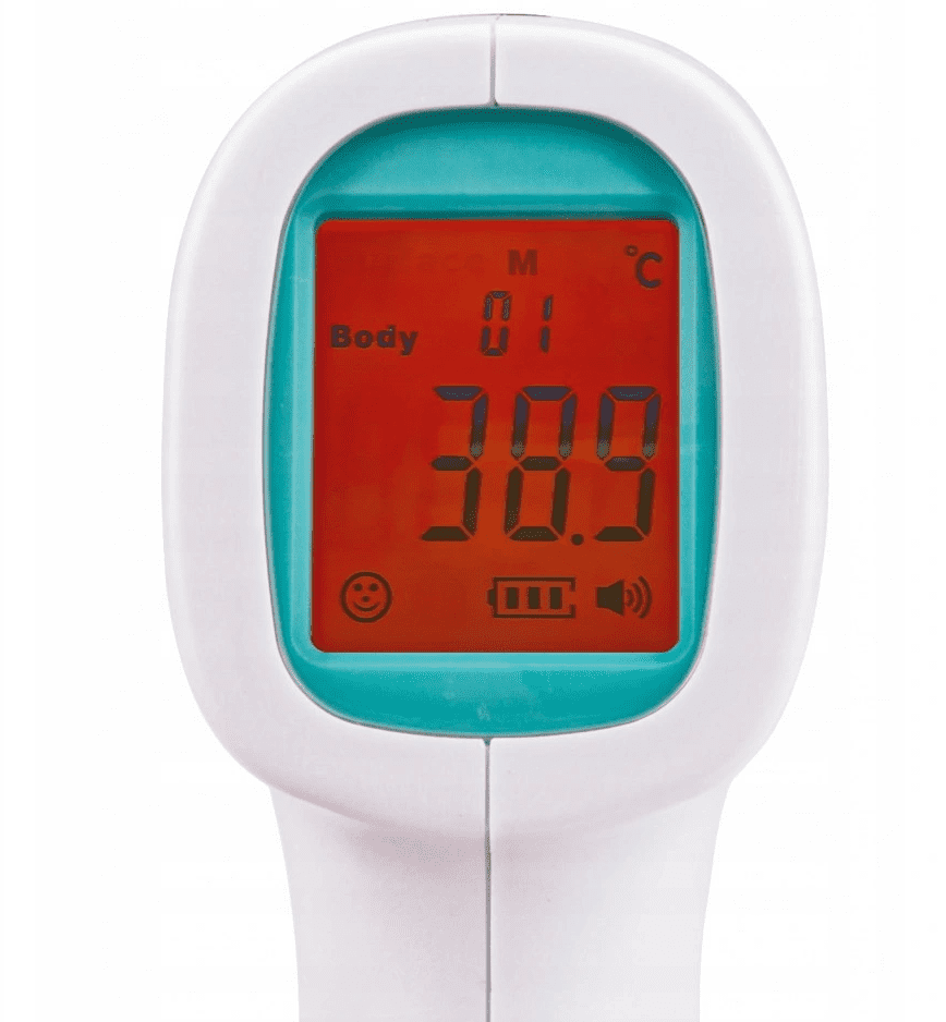 Termometer, infraröd beröringsfri, 32- 42, 5 °C