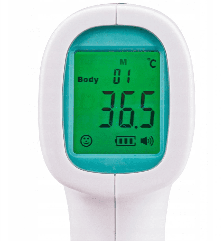 Termometer, infraröd beröringsfri, 32- 42, 5 °C