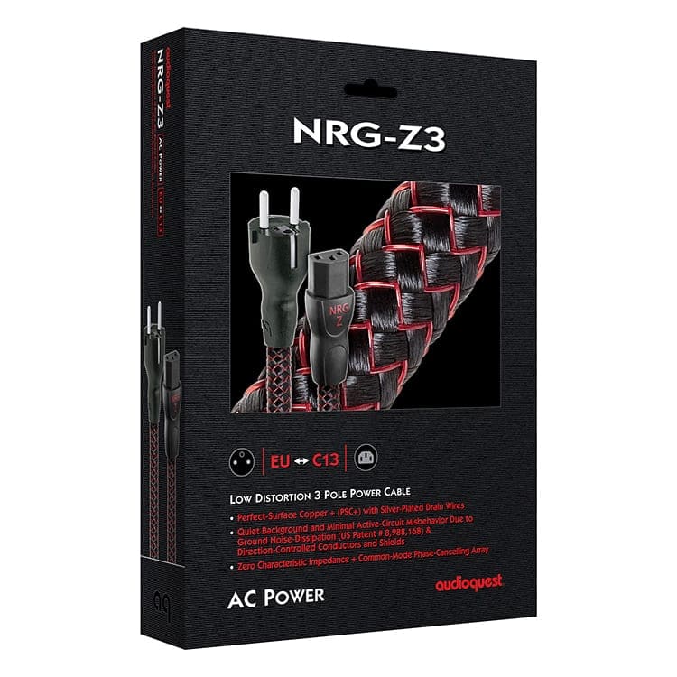 NRG-Z3 Nätkabel 230V för Hi-Fi, AudioQuest