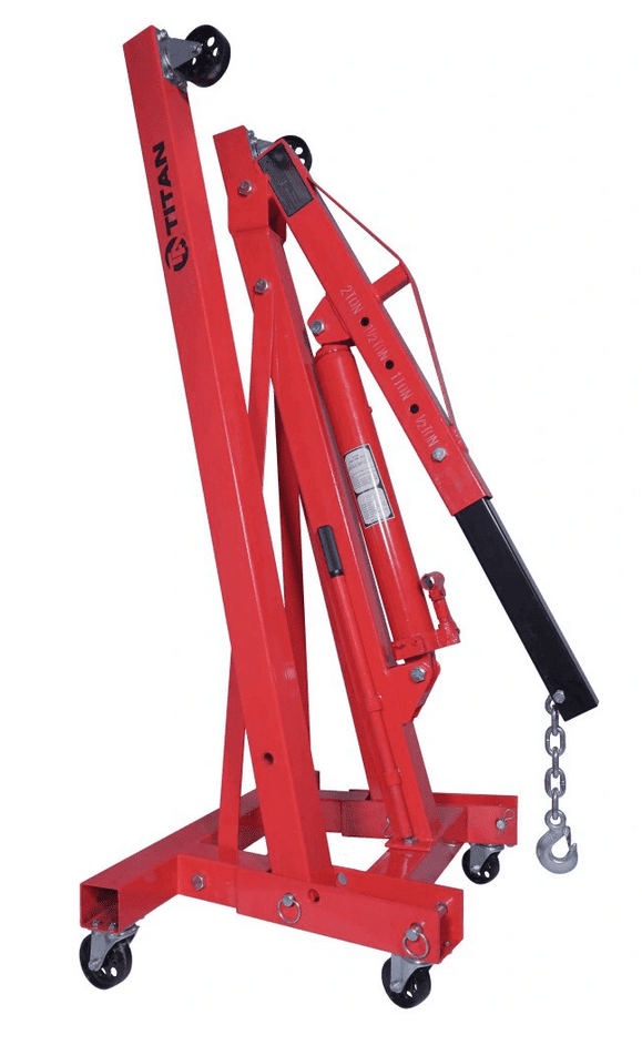 Motorflyft, kraftig verkstadskran 2000 kg med balancer, hydrauliskt, heavy duty, AppTech