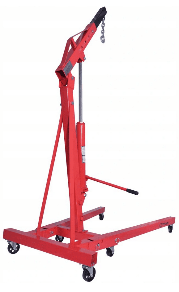 Motorflyft, kraftig verkstadskran 2000 kg med balancer, hydrauliskt, heavy duty, AppTech
