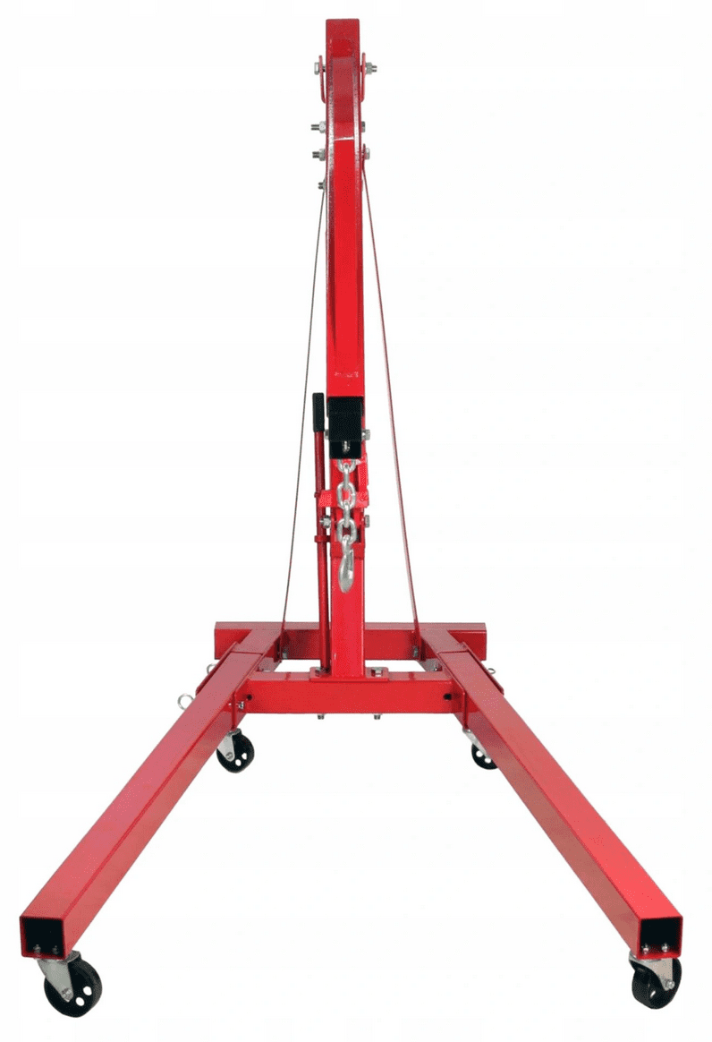 Motorflyft, kraftig verkstadskran 2000 kg med balancer, hydrauliskt, heavy duty, AppTech