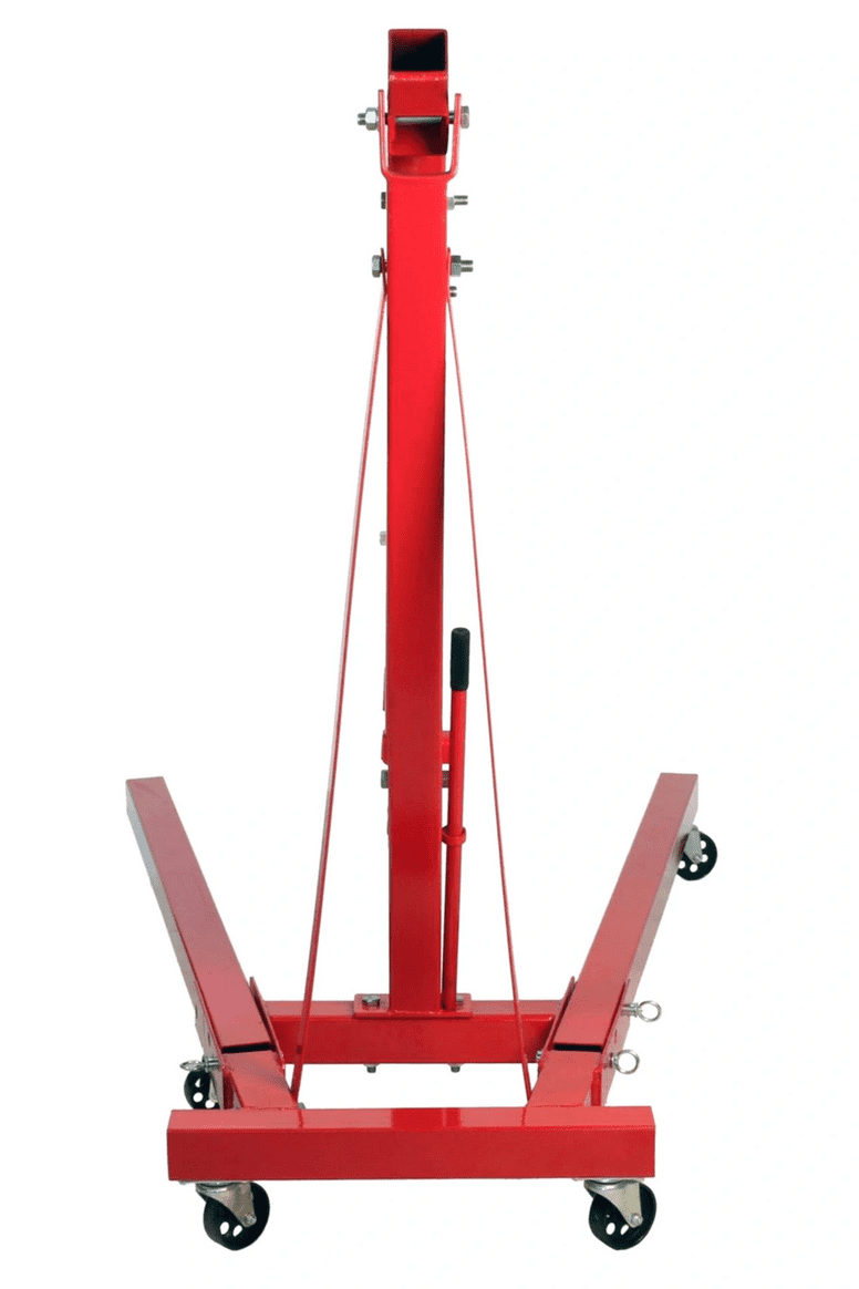 Motorflyft, kraftig verkstadskran 2000 kg med balancer, hydrauliskt, heavy duty, AppTech