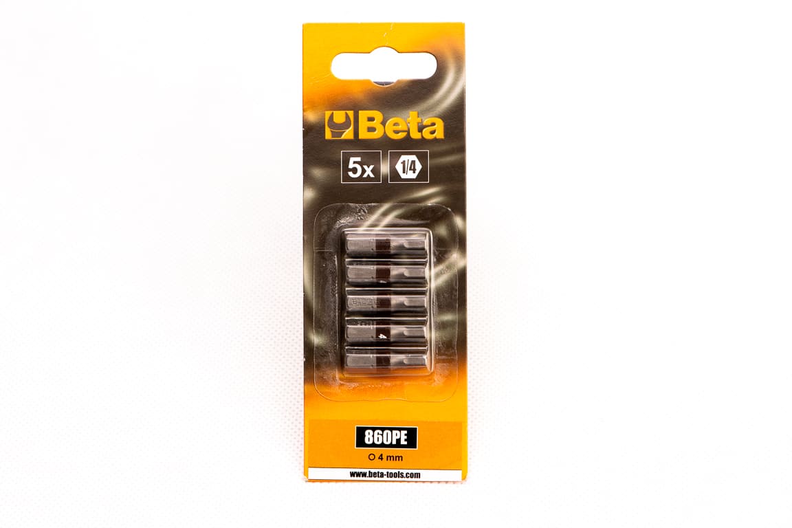 Screwdriver Bits 2-10 mm 1/4 HEX, BETA Tools
