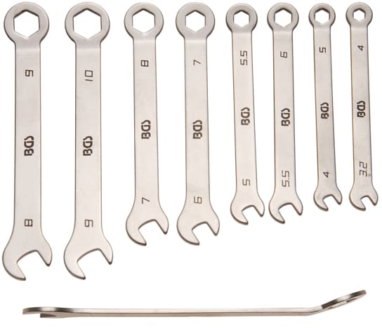 Kombinyckel för finmekanik sats 8st, 4-10 mm, BGS Technic
