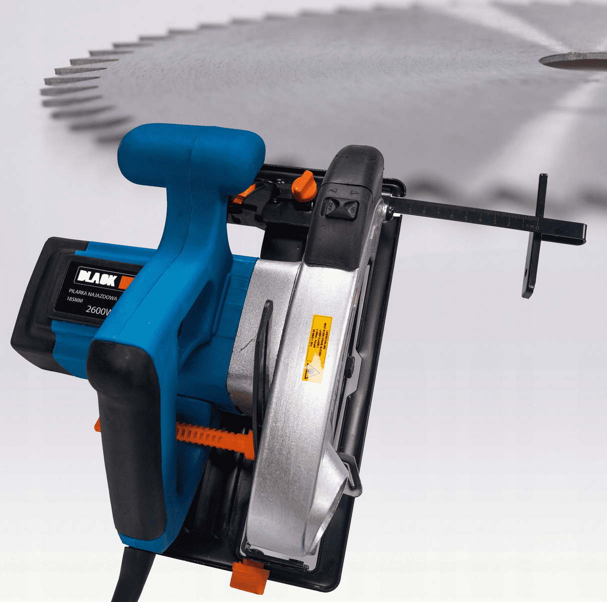 Elsåg, cirkelsåg 2250W, 230v, 4500rpm, 65 mm skärdjup, 185 mm sågskivor, laser