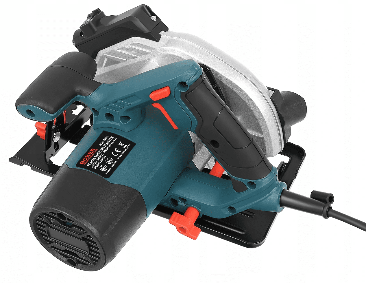 Elsåg, cirkelsåg 2850W, 230v, 5800rpm, 70 mm skärdjup, 185 mm sågskivor, laser