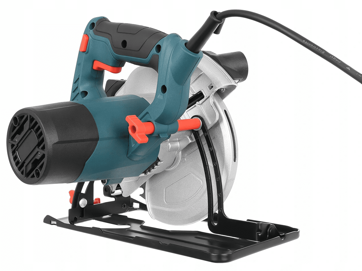 Elsåg, cirkelsåg 2850W, 230v, 5800rpm, 70 mm skärdjup, 185 mm sågskivor, laser