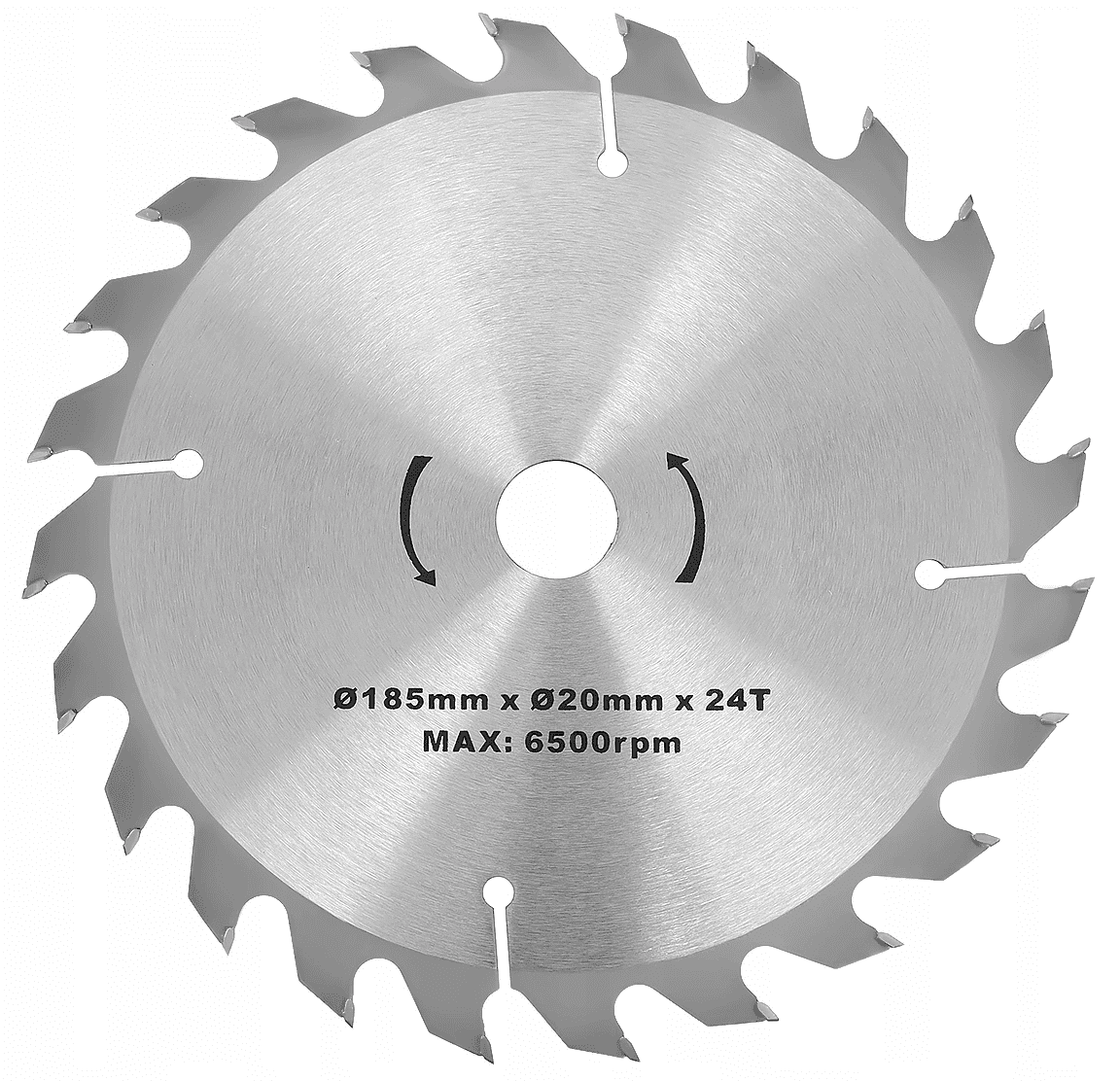 Elsåg, cirkelsåg 2850W, 230v, 5800rpm, 70 mm skärdjup, 185 mm sågskivor, laser