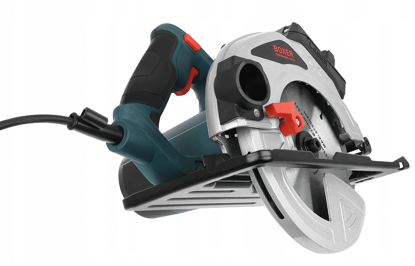 Elsåg, cirkelsåg 2850W, 230v, 5800rpm, 70 mm skärdjup, 185 mm sågskivor, laser