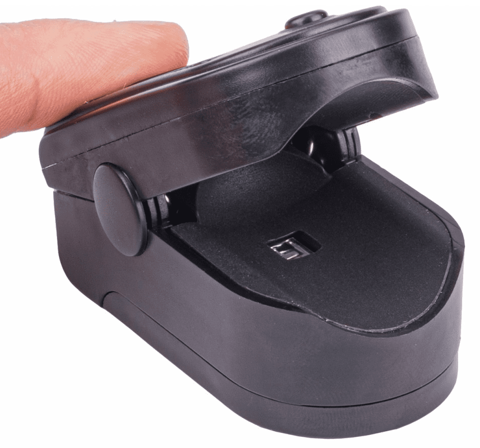 Pulsoximeter, syremätare, färg OLED display, 30-250bpm