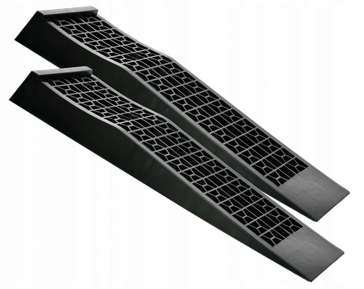 Car Ramp, Low-Profile Car Ramps 2-Pack Polypropylene 5 Tonne 65mm Lift 700x200x80mm