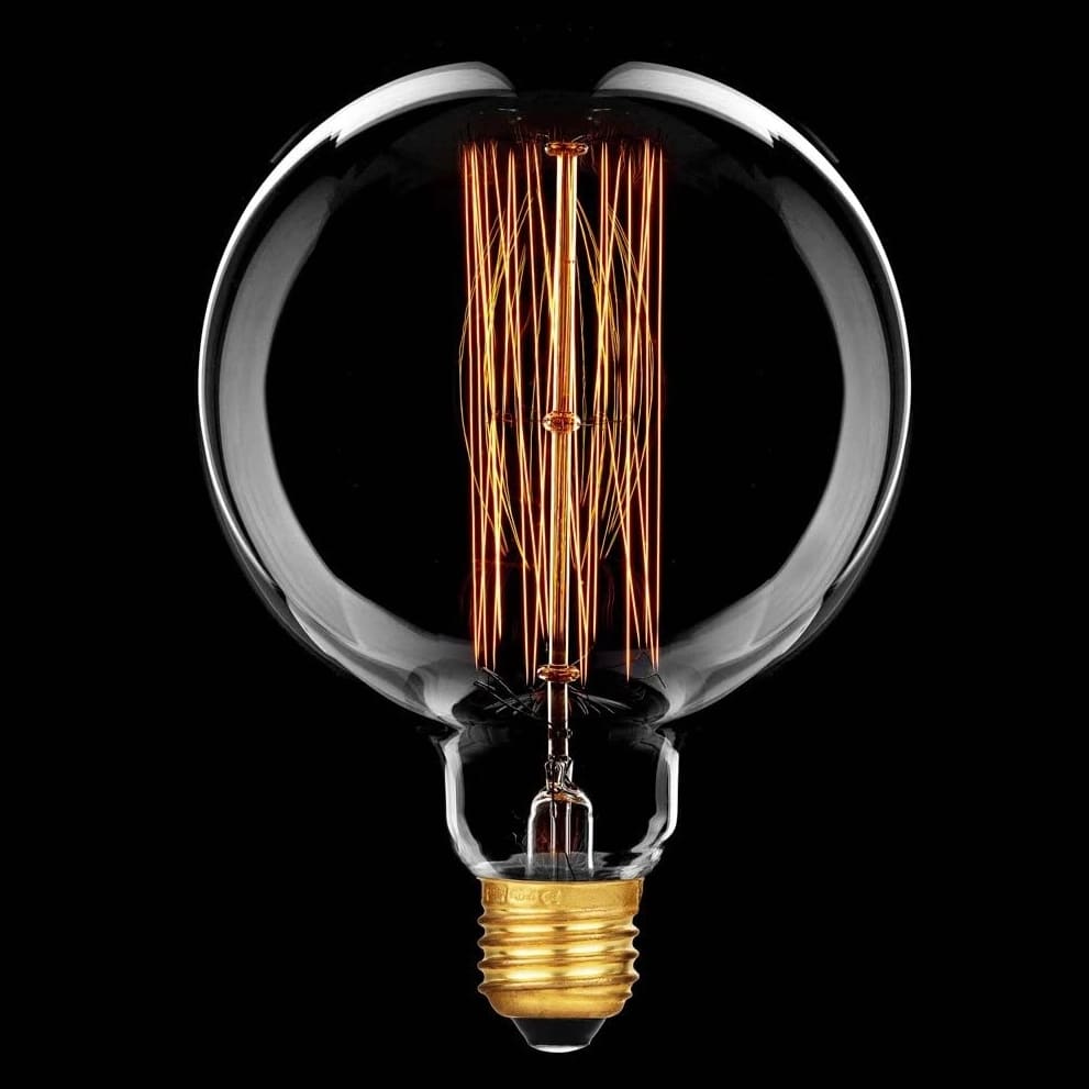 Vintage bulbs, E27 G8040W Edison 3 bulbs