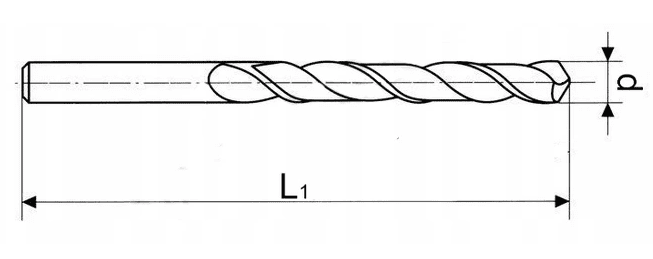 Metallborr HSS (spiralborr) DIN3382.6 mm 1st.