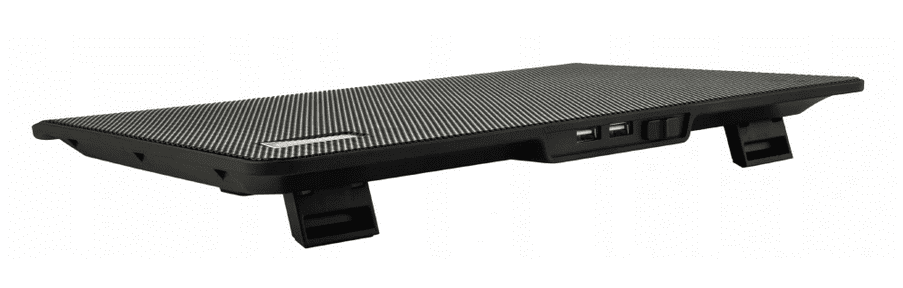 Laptop kylning, underlag med 5 kylfläktar, LED, 3 hastigheter, drivs via USB - ISO Trade