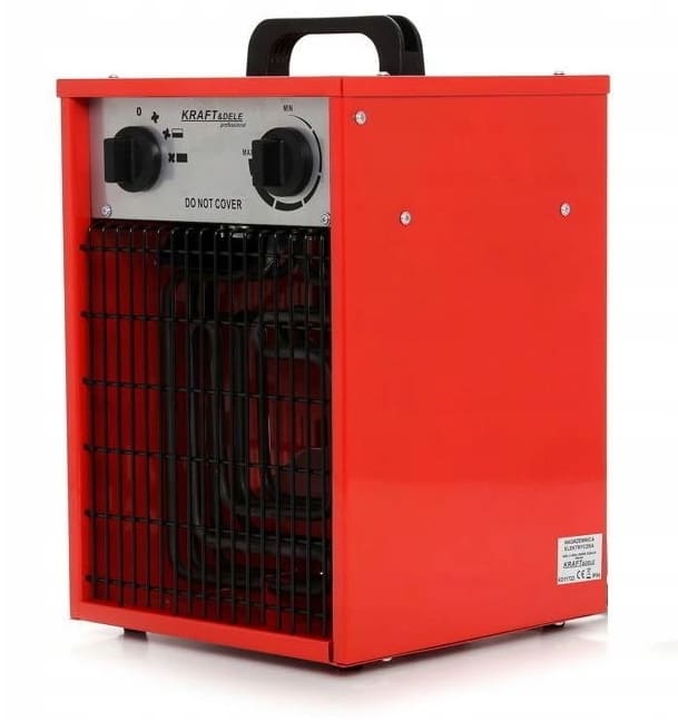 Fan Heater 3.5 kW 230V with Two Heat Settings
