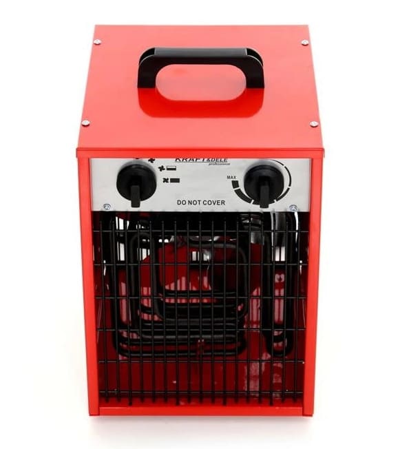 Fan Heater 3.5 kW 230V with Two Heat Settings