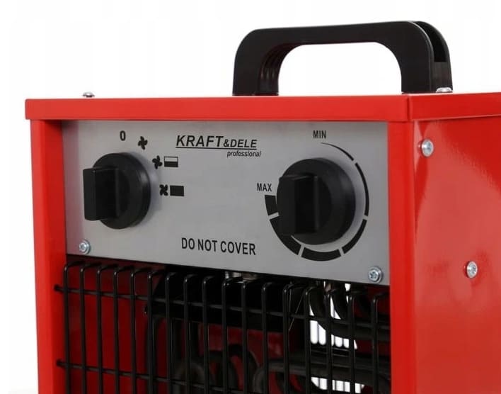 Fan Heater 3.5 kW 230V with Two Heat Settings