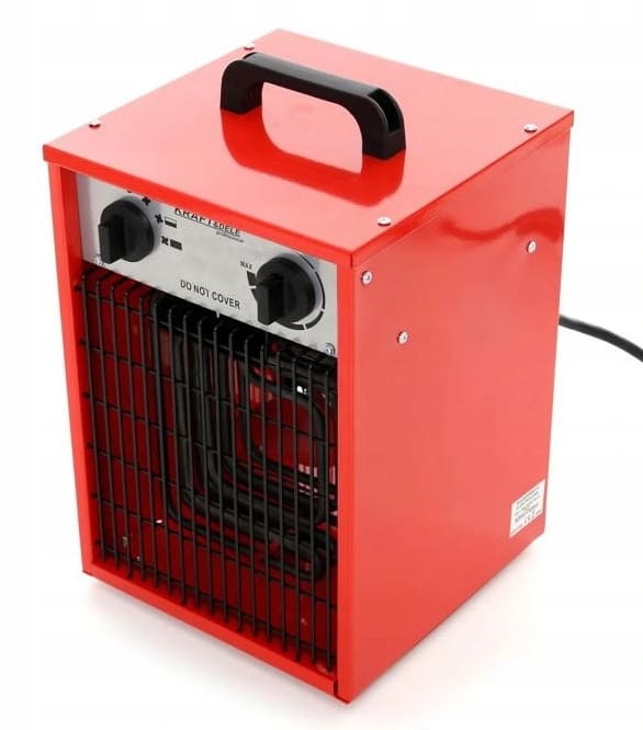 Fan Heater 3.5 kW 230V with Two Heat Settings