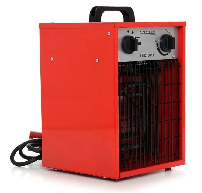 Fan Heater 3.5 kW 230V with Two Heat Settings