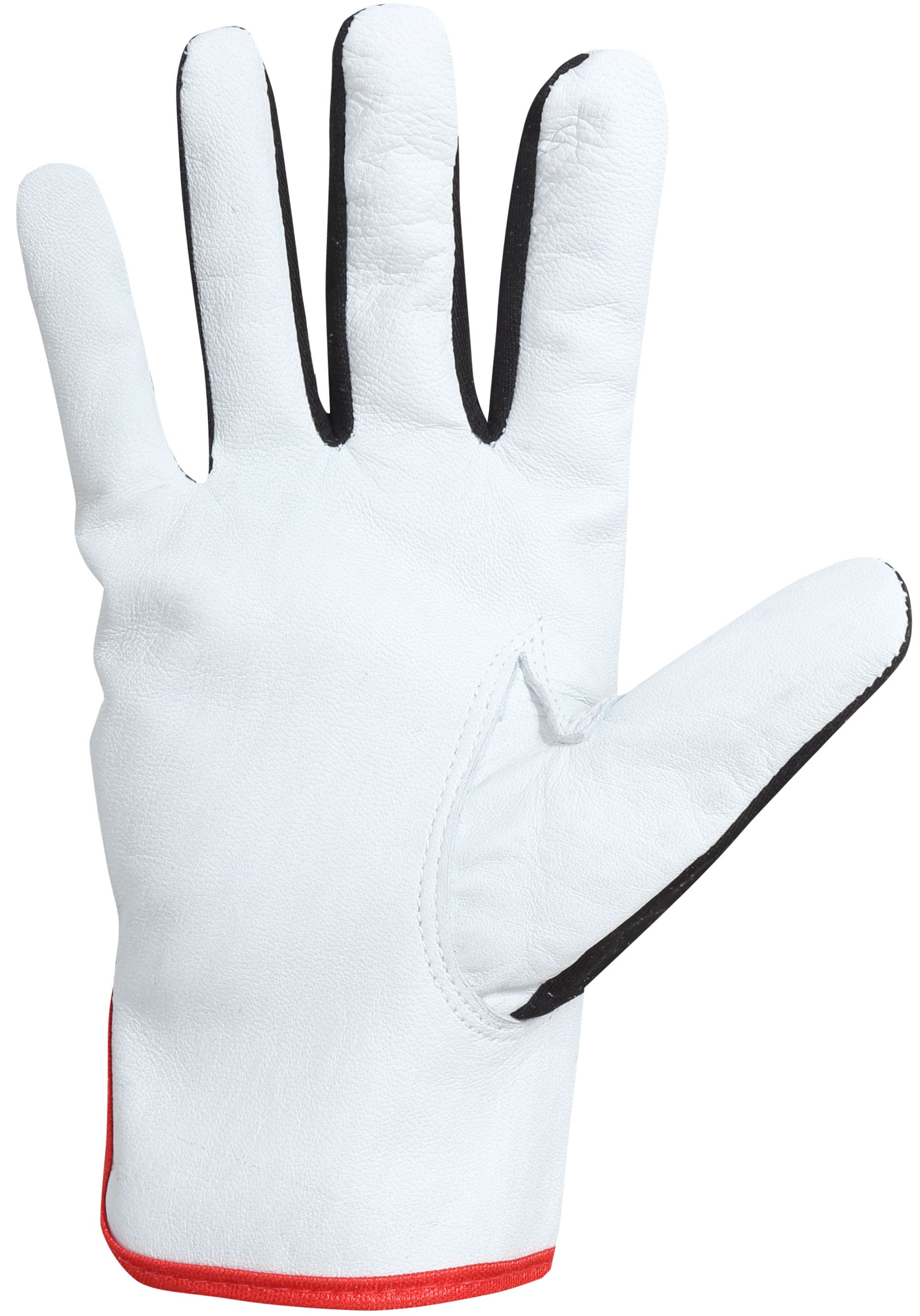 Sheep leather work gloves, 12 pairs, size 8