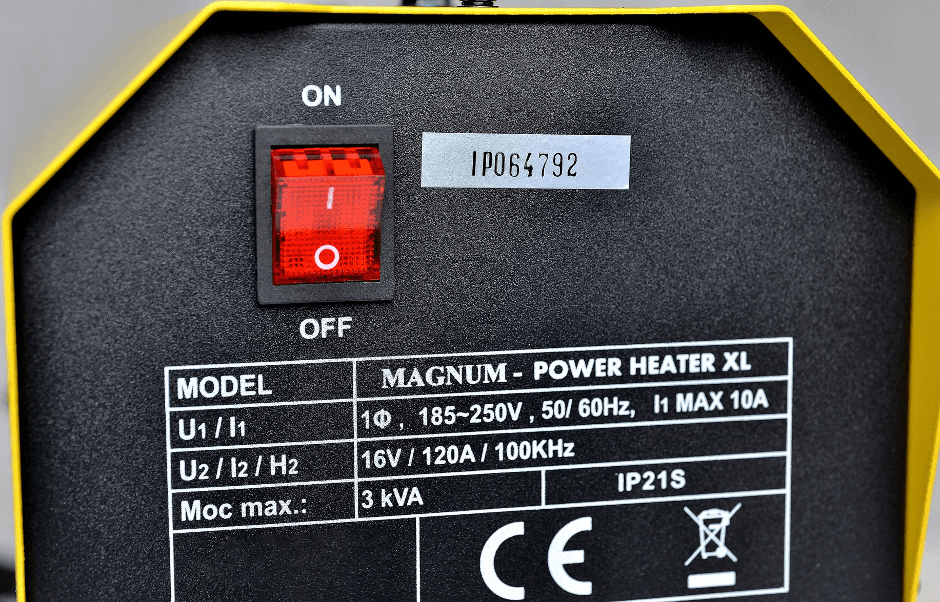 Induction heater 230V, 800 degrees, 3KW 100 kHz, LED, complete kit, carrying case, Magnum Power Heater XL