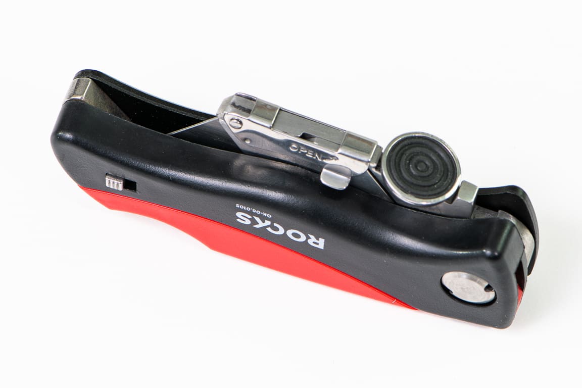 Folding utility knife, AL / COMPOSITE, material: SK5