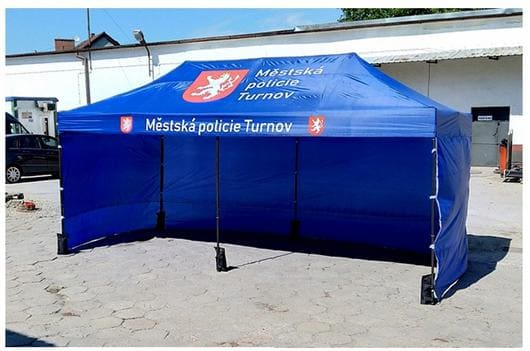 Professionellt Snabbtält 3 x 4.5m Aluminium A40H Premium PVC 320g/m² UV50+ EU, Plinth