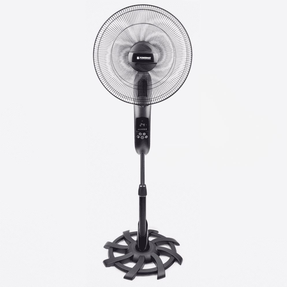 Flor standing fan 40 cm 16, 80W 115-135 cm, remote controller