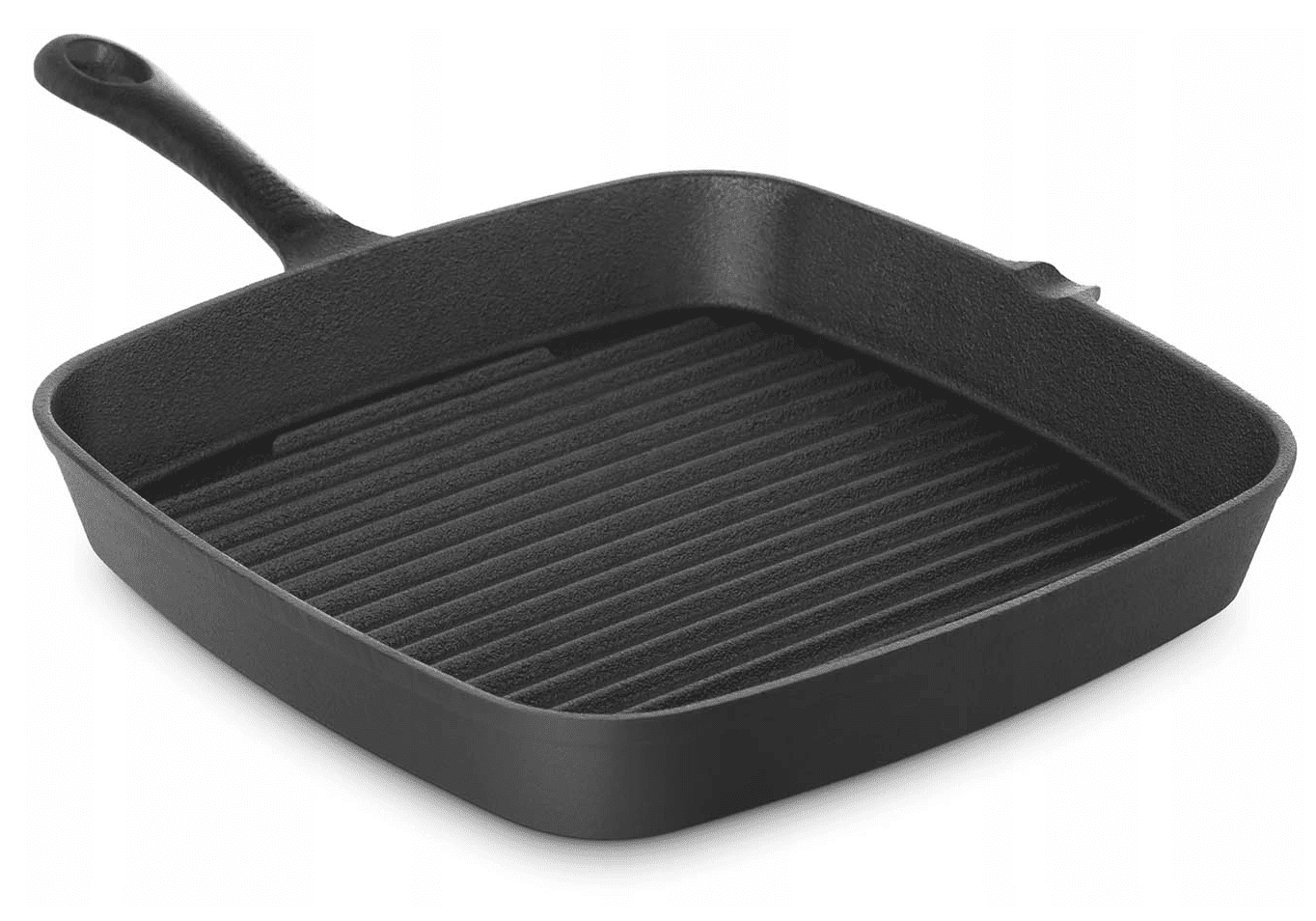 Gjutjärns grillstekpanna 24 x 24 cm, 5.5 cm hög, grillpanna