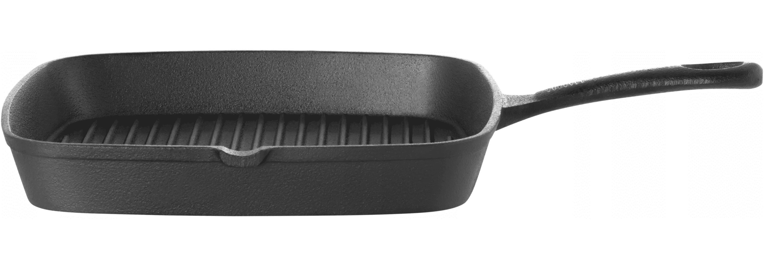 Gjutjärns grillstekpanna 24 x 24 cm, 5.5 cm hög, grillpanna