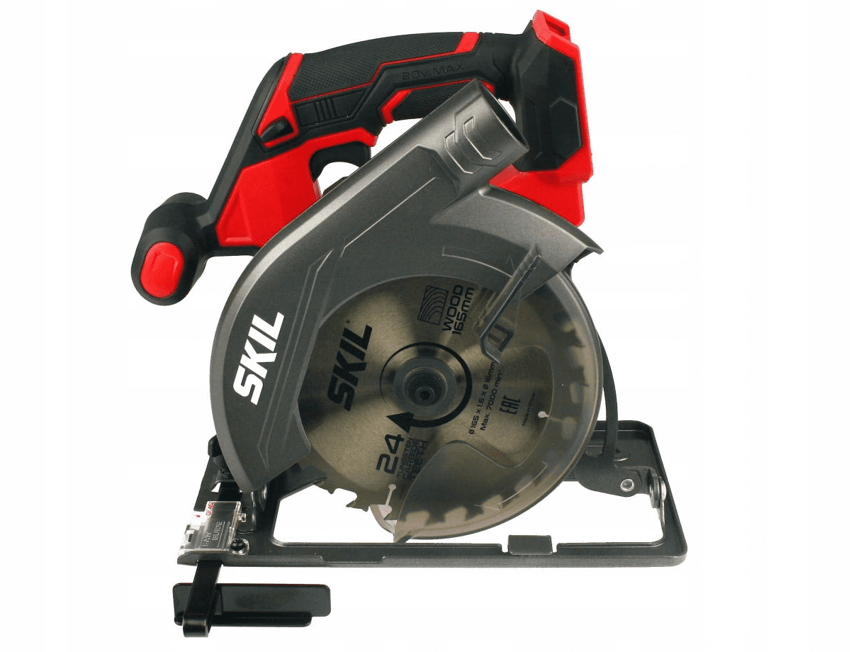 Elsåg, cirkelsåg 20V 4, 0Ah 4500rpm 54 mm skärdjup, 165 mm skivor, snabbladdare, SKIL