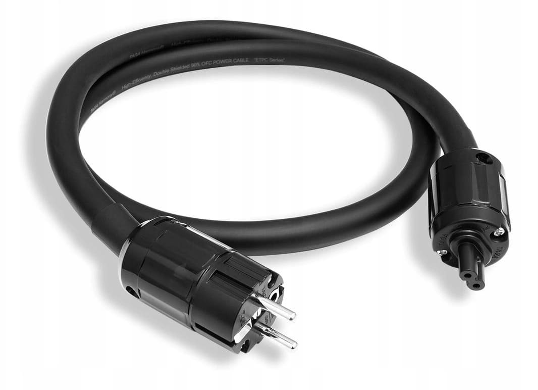 Nätkabel 1, 3m 10AWG för Hi-Fi, skärmad, Taga Harmony ETPC-C7-TS 230V