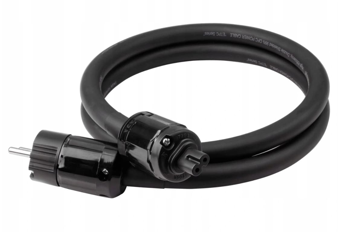 Nätkabel 1, 3m 10AWG för Hi-Fi, skärmad, Taga Harmony ETPC-C7-TS 230V