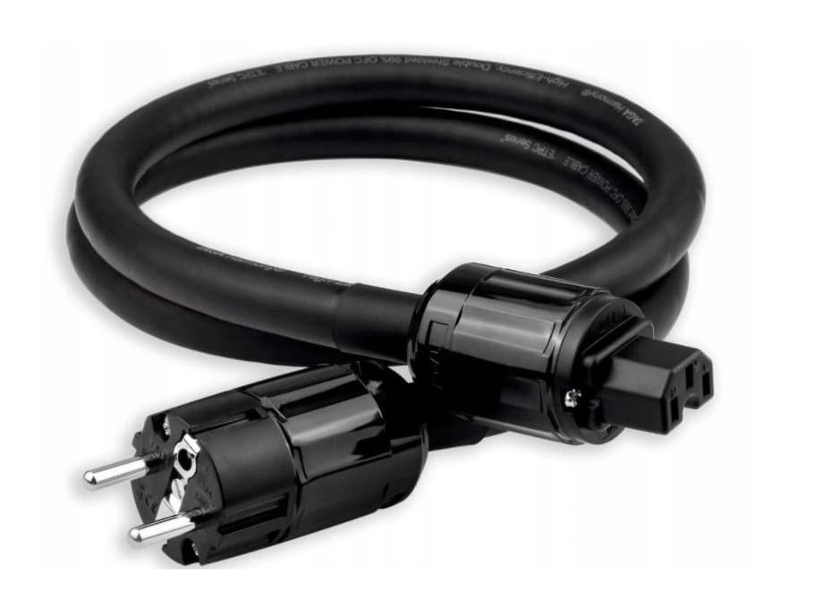 Nätkabel 1, 3m 10AWG för Hi-Fi, skärmad, Taga Harmony ETPC-C7-TS 230V