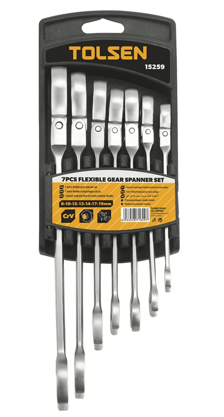 4In1 Ratchet Spanner, 10 x 13 x 17 x 19 mm, Proline HD