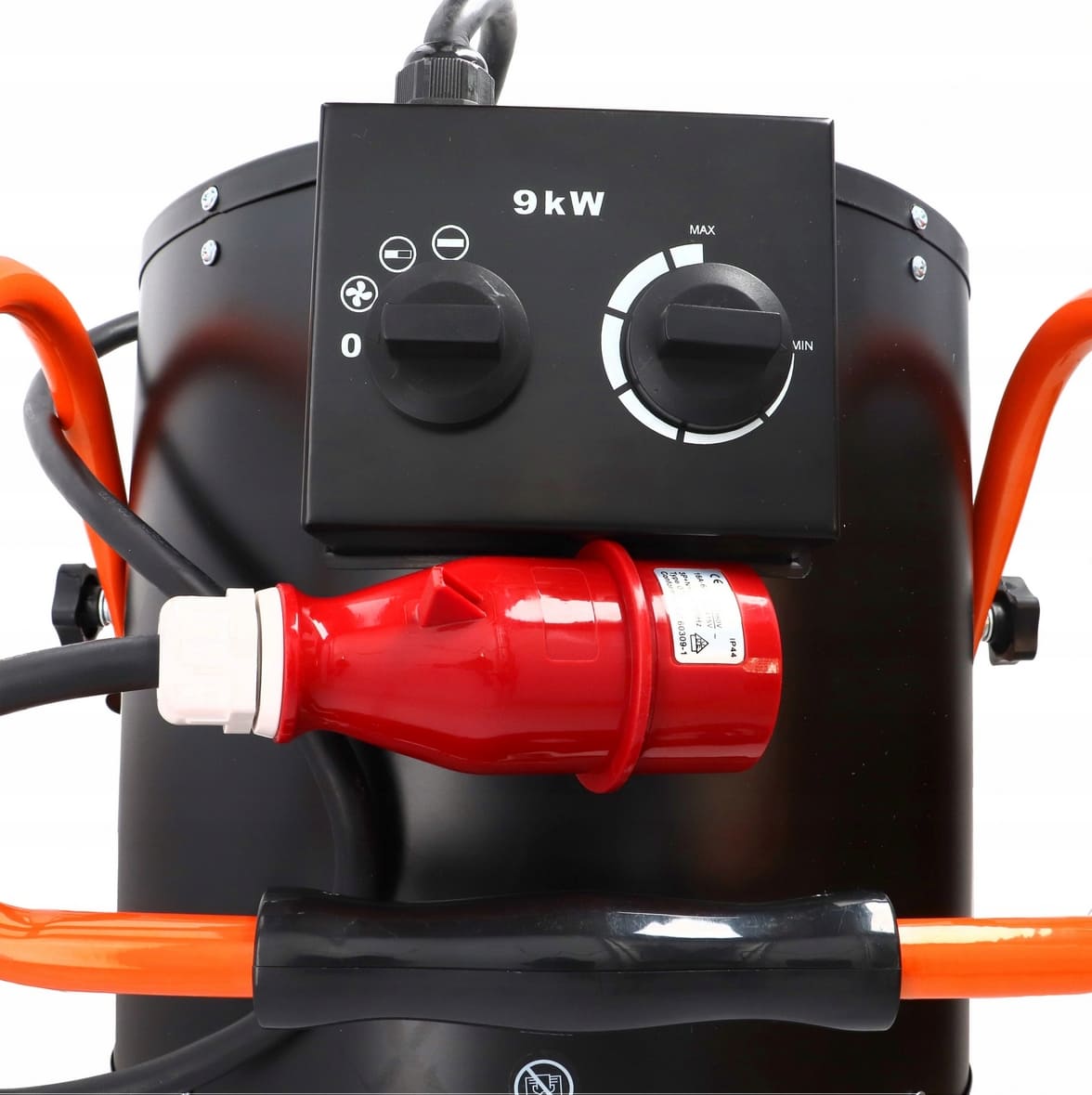 Portabel värmefläkt, byggfläkt 9 kW 400V, 980 m3/h, Faster Tools