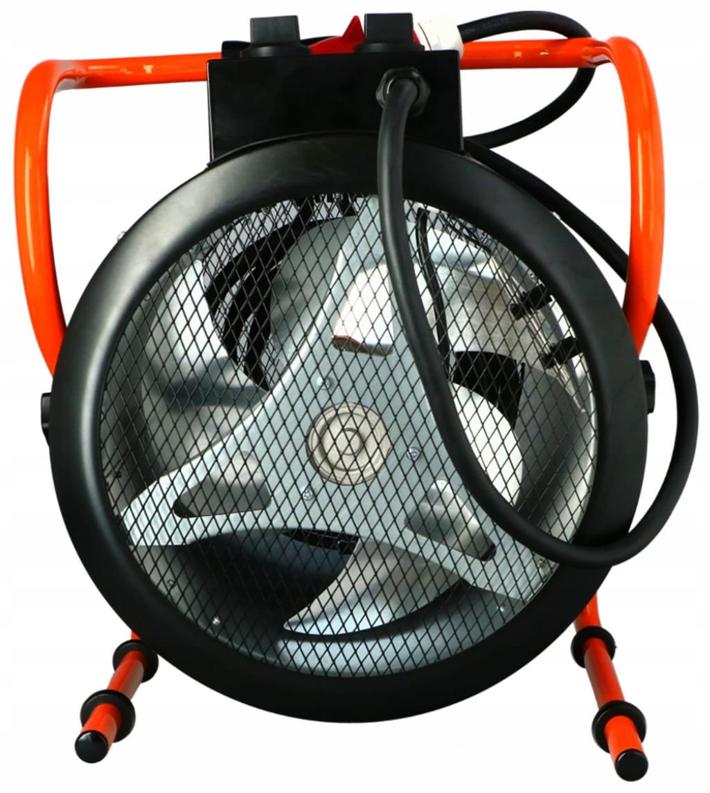 Portabel värmefläkt, byggfläkt 9 kW 400V, 980 m3/h, Faster Tools
