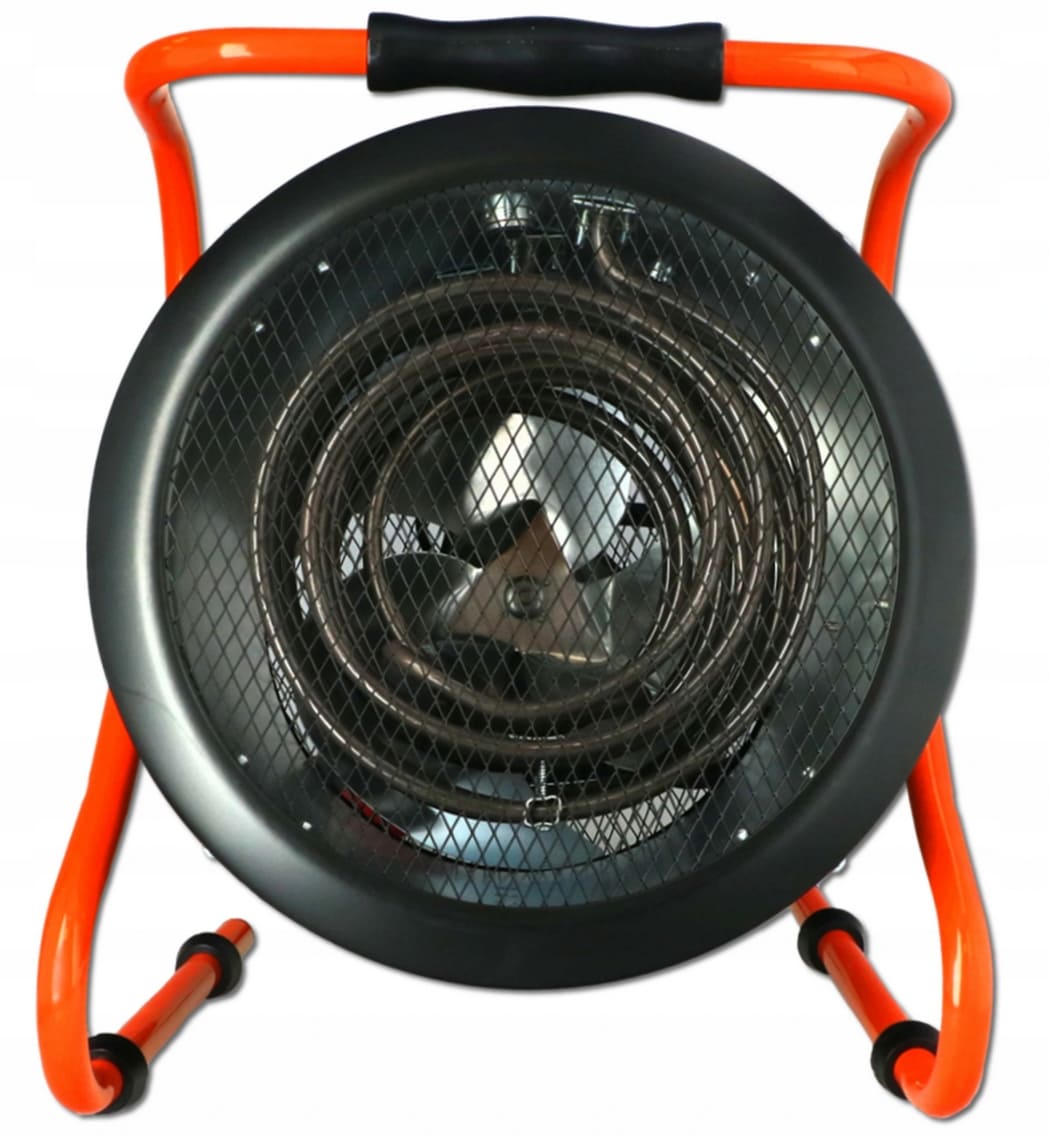 Portabel värmefläkt, byggfläkt 9 kW 400V, 980 m3/h, Faster Tools
