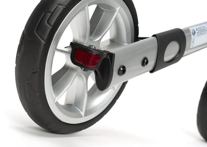 Rollator lättvikt, hopfällbar, bekväm sits, väska, max 130 kg, inom- och utomhusbruk, Vermeiren Quadri Light