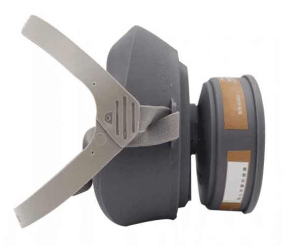 Half Mask Respirator with Carbon Filter, Adjustable Silicone, 3M