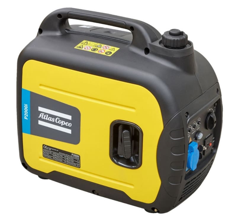 Elverk Atlas Copco P2000i, 1.28 kW, bensin