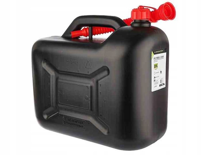 Bensindunk 20L, bränsledunk, plast, certifierat