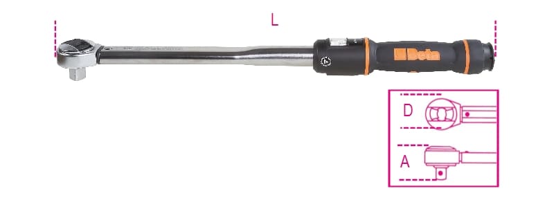 Right Twist Locking Wrench ±3% Torque Accuracy, 60% Larger Scale, BETA Tools