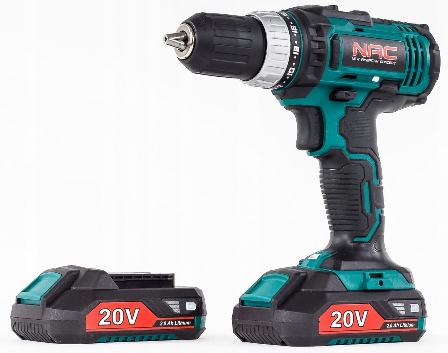 Borrskruvdragare 20V 35Nm – 2 Batterier, Laddare, Skruvdragare